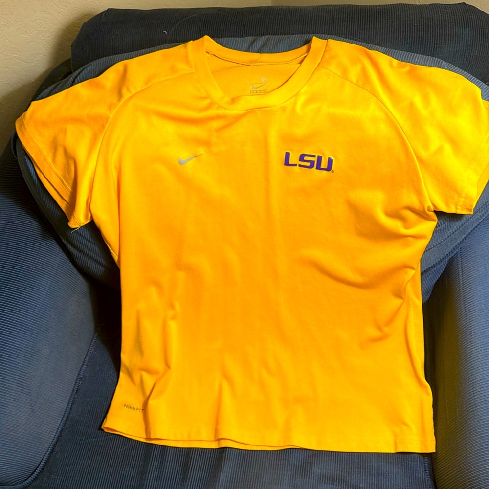 LSU Nike Fit Short Sleeve youth XL